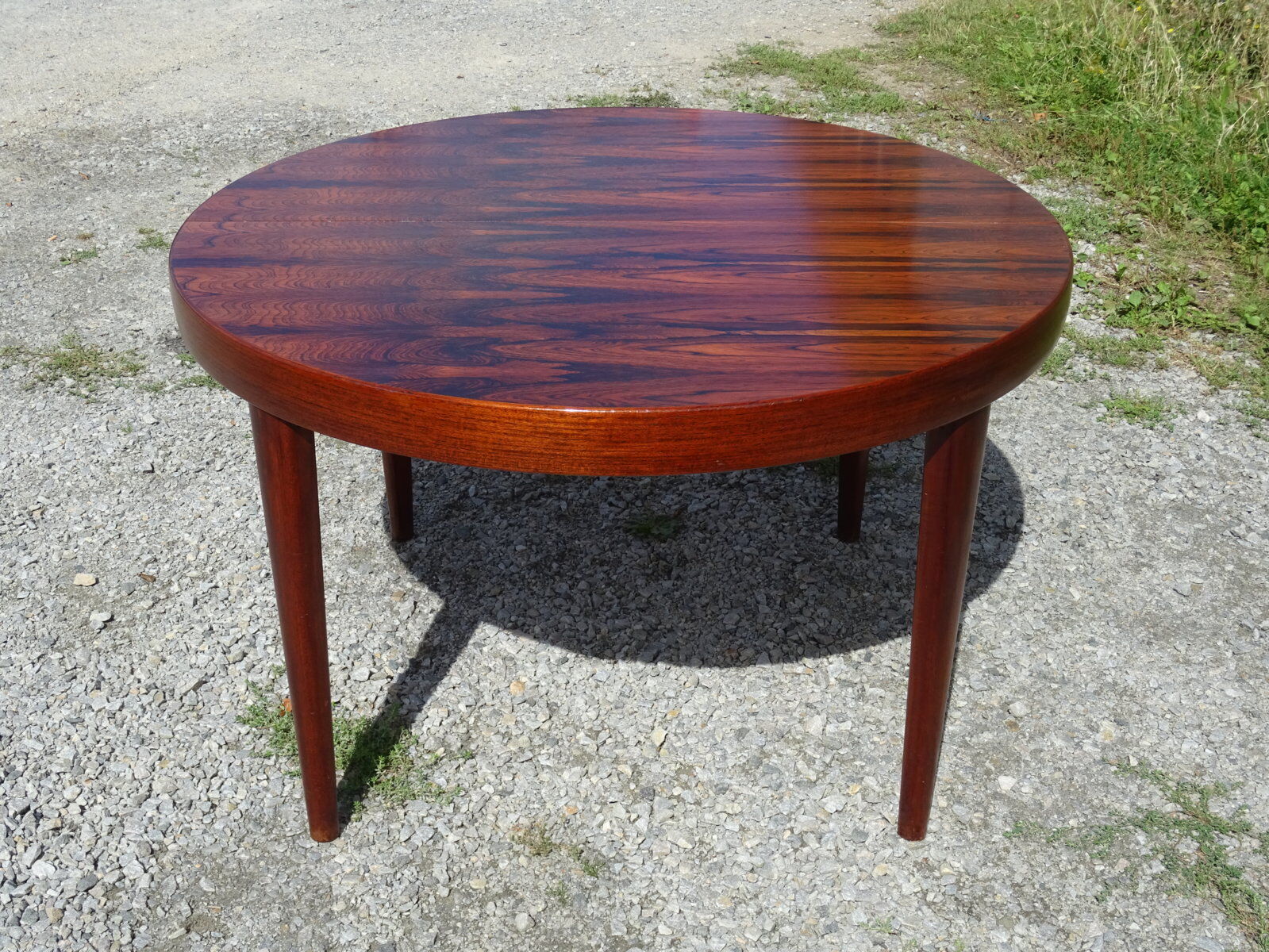 Table scandinave extensible en palissandre
