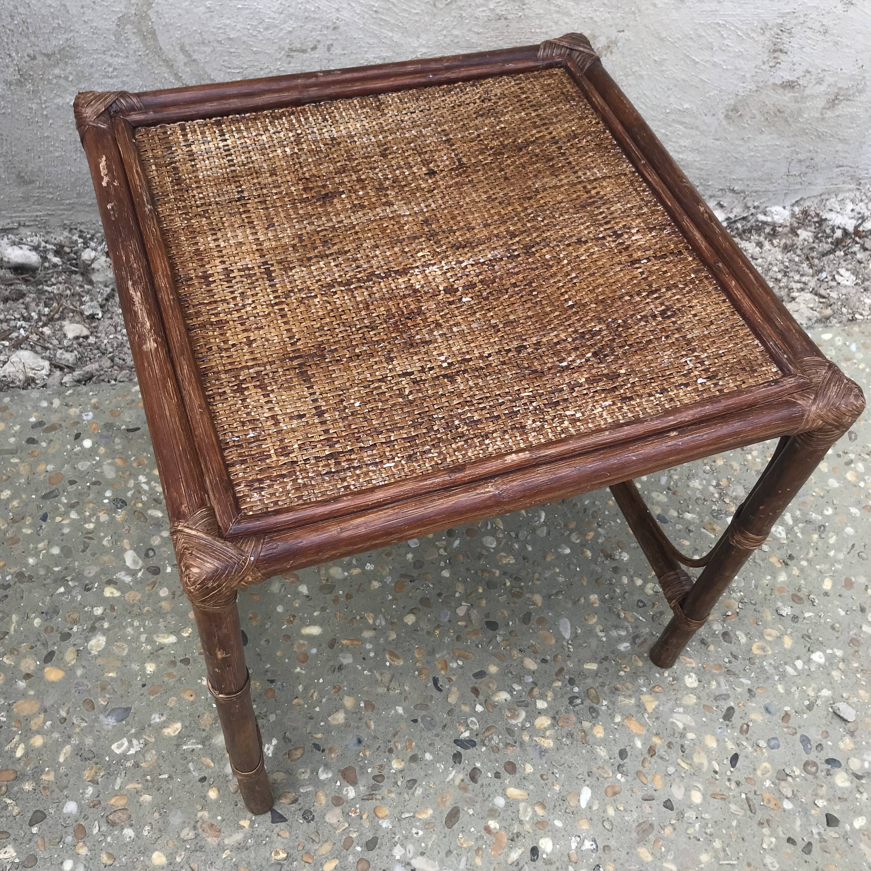 Bamboo trundle tables