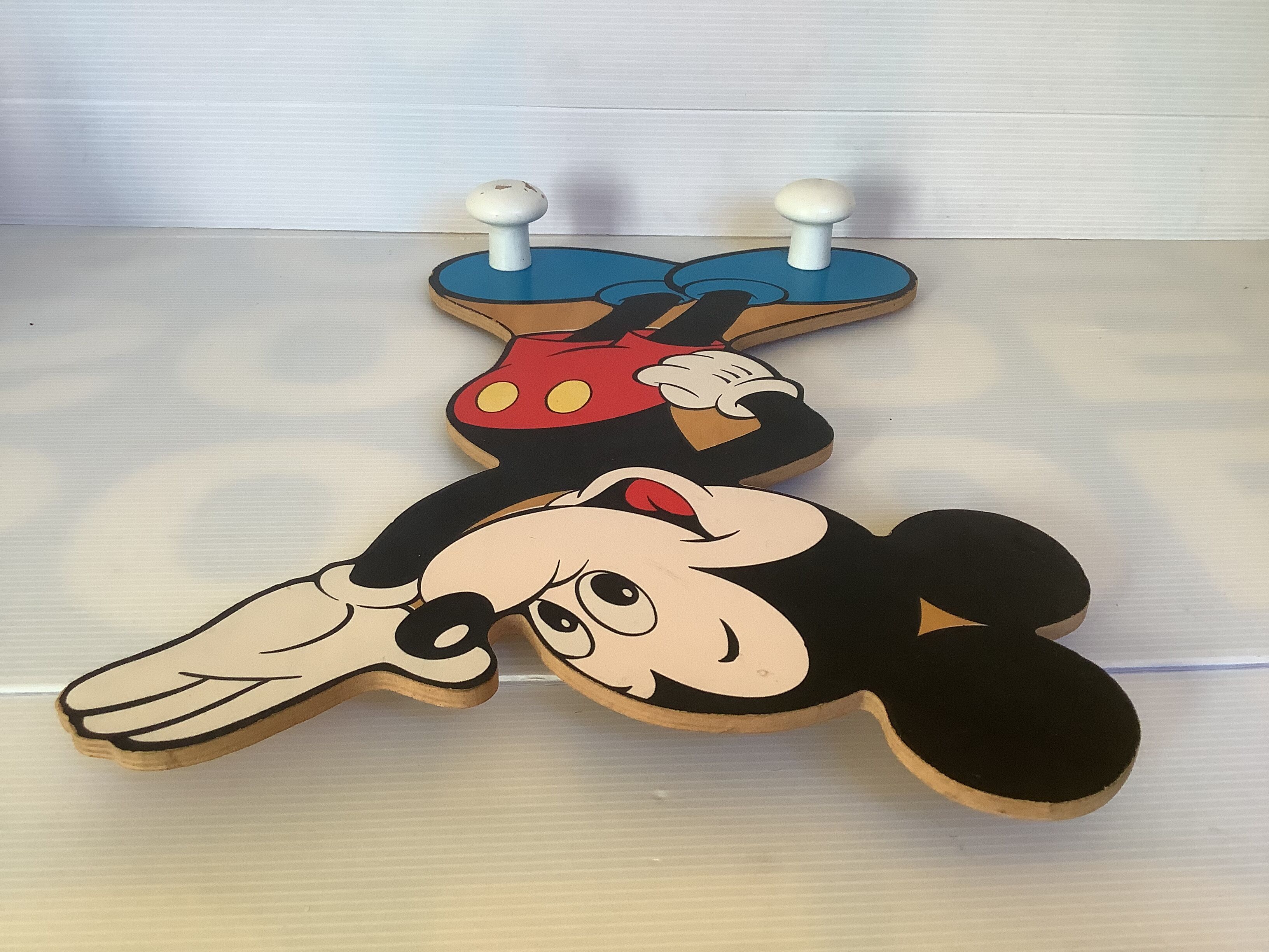 Old coat rack Mickey vila soldevila sa Spain in wood