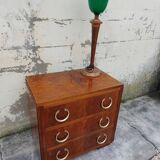 Commode d'époque Art déco en noyer 1930