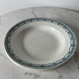Set of 2 deep plates Terre de Fer St Armand Magali