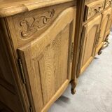Oak buffet with marquetry
