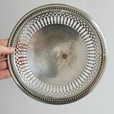 Patinated metal stand