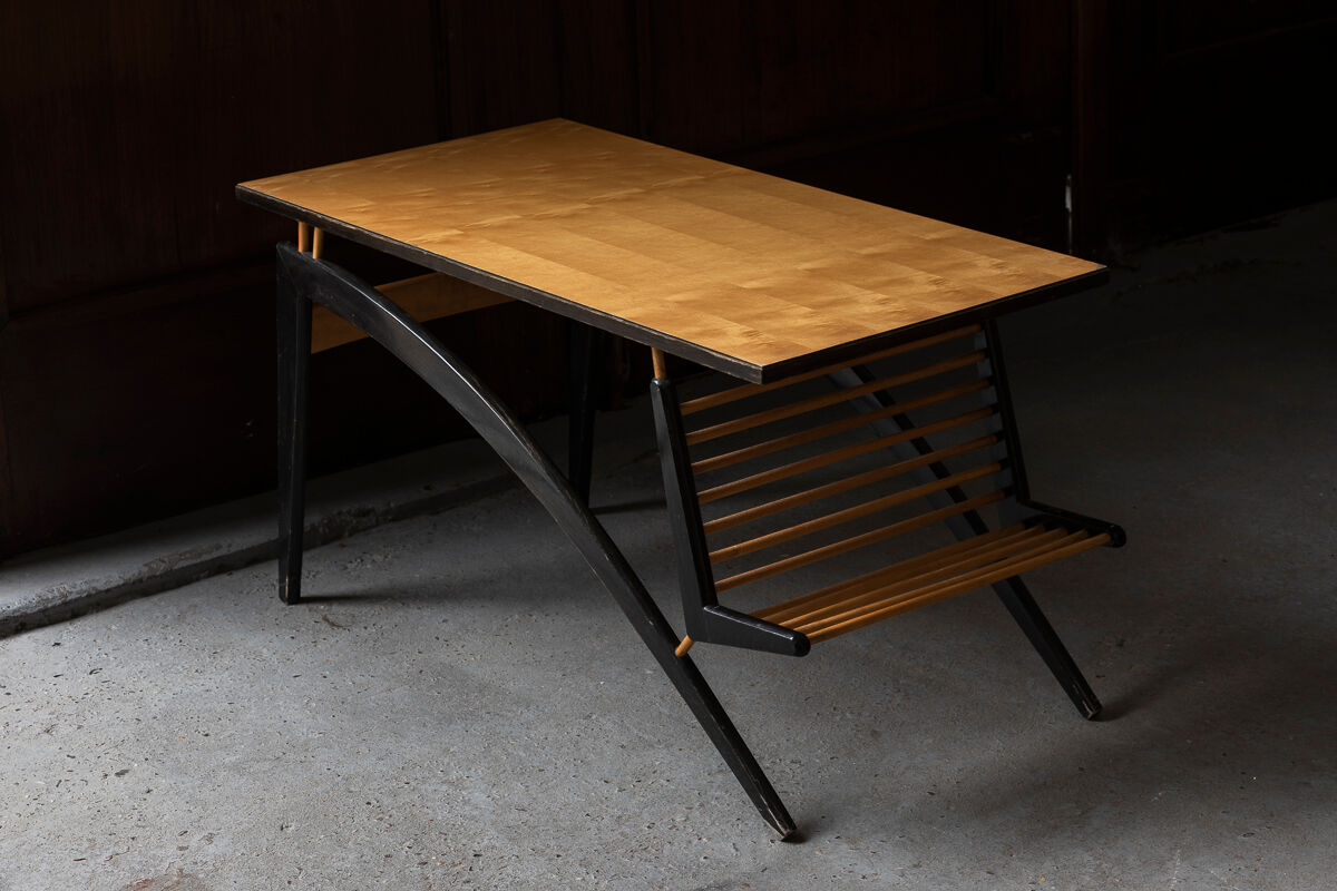 Table basse aux formes organiques, Slovénie, années 1960