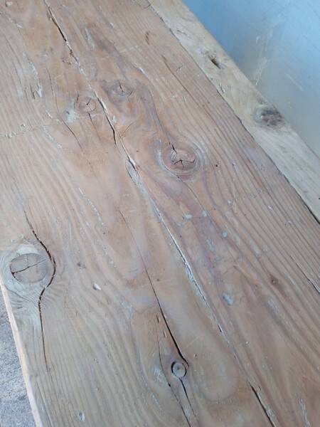 Workbench 120cm old solid wood