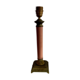 Classic lamp with pink marble