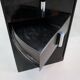 1930's modernist desk in black lacquered metal