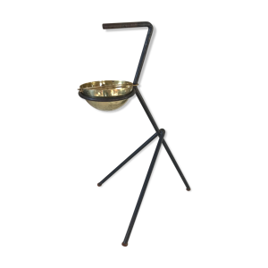 Cendrier métal et laiton
