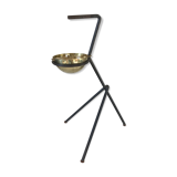 1950 metal and brass ashtray