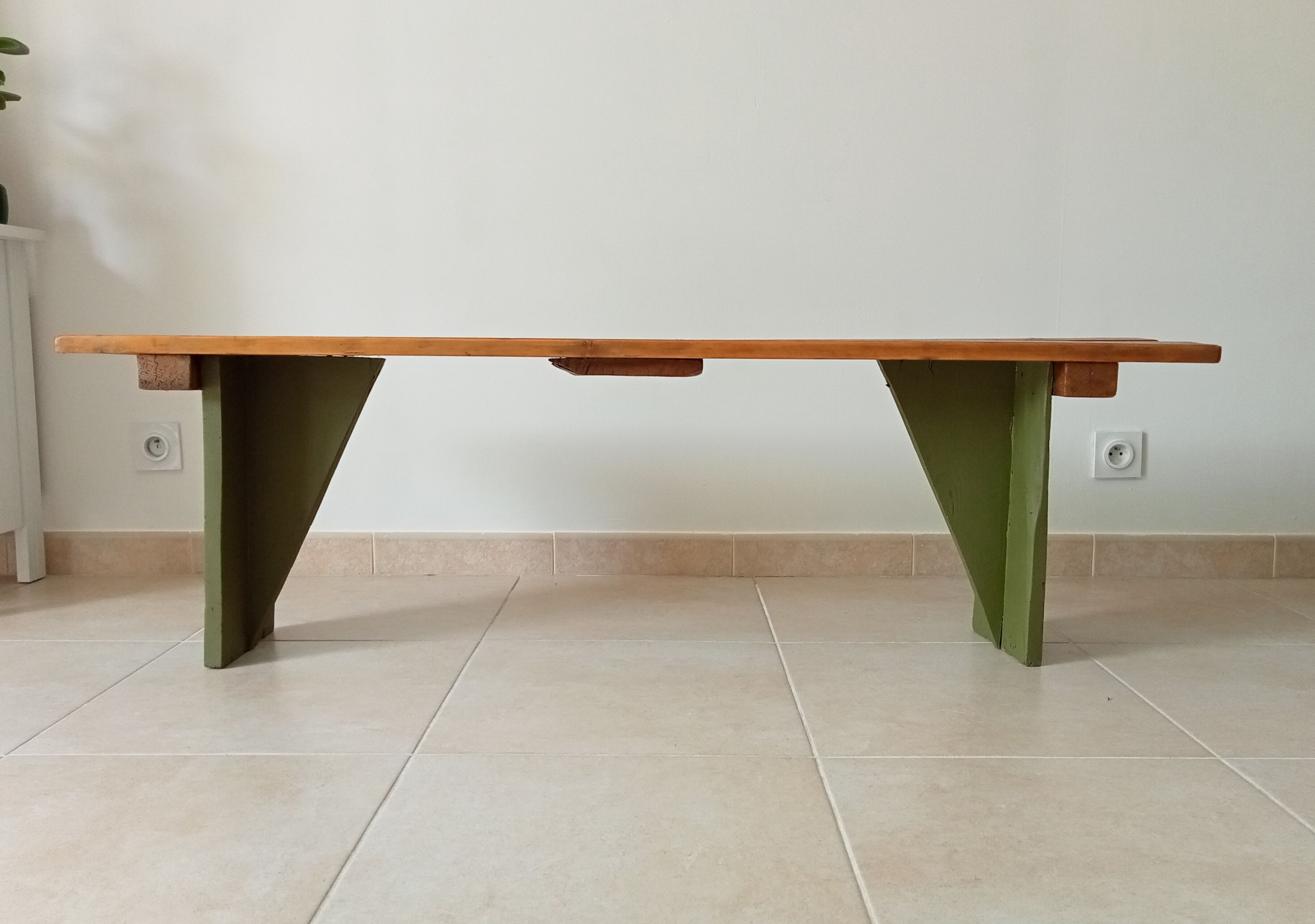 Vintage country bench 70s