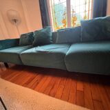 Velvet sofa