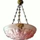 Art deco basin lamp 1925 noverdy france "registered design" and bronze mount