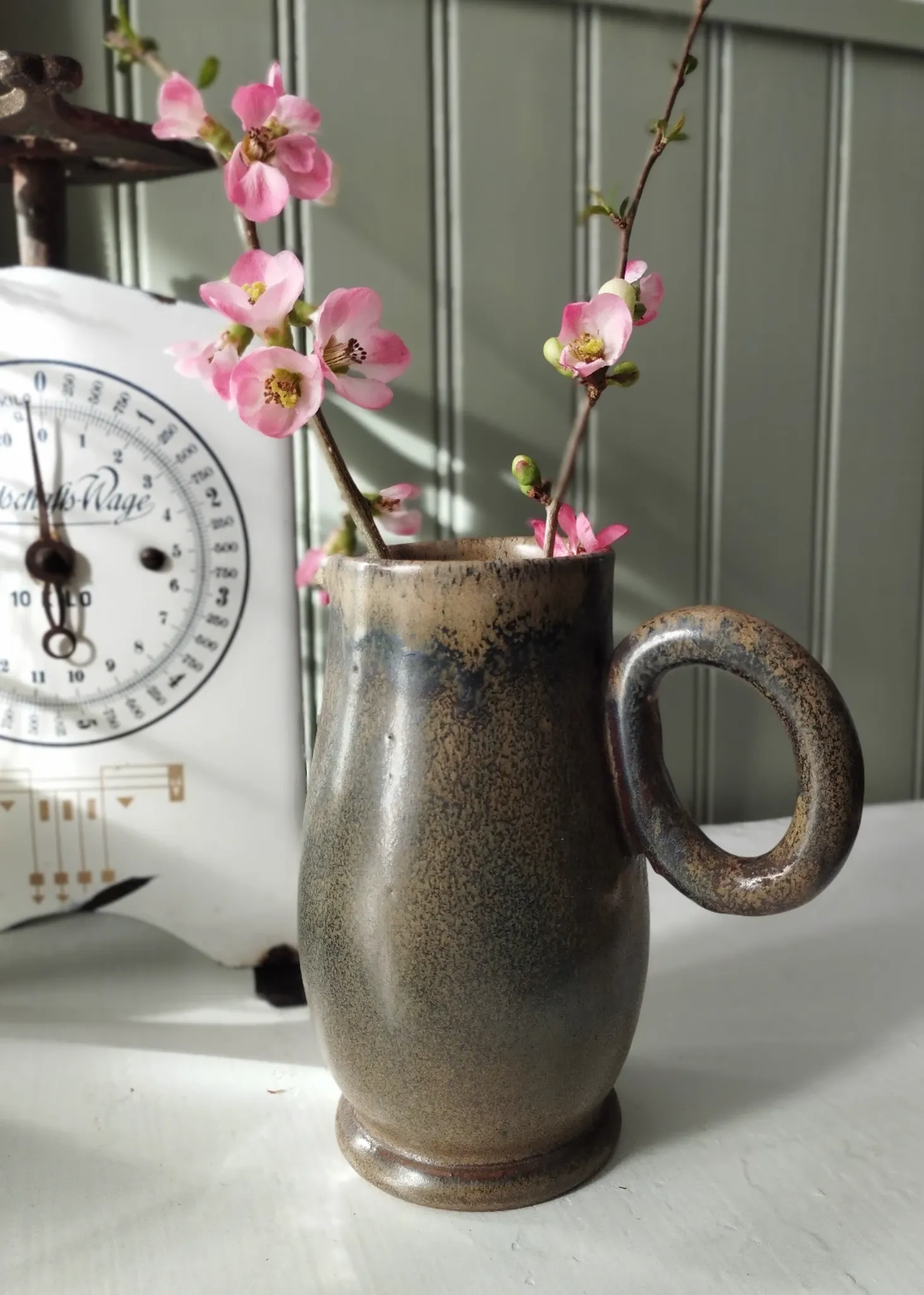Glazed stoneware jug Arts Ceram