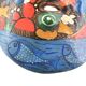 Colorful ceramic mask from Mexico, South America, 1970s