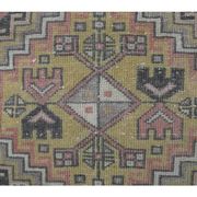 Vintage Turkish Oushak Handmade Pink Wool Rug 125x210