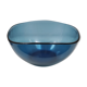 Vintage Vereco blue glass salad
