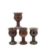 Stoneware coffee cups from Dalloun, La Borne, 1970s