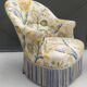 Ancien fauteuil crapaud