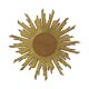 XL Sunburst convex sun mirror Deknudt rare 75 cm