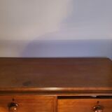 Commode ancienne en bois massif, artisanale