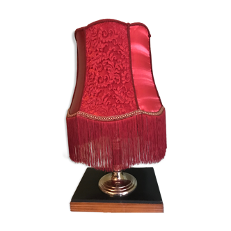 Red Victorian style lamp