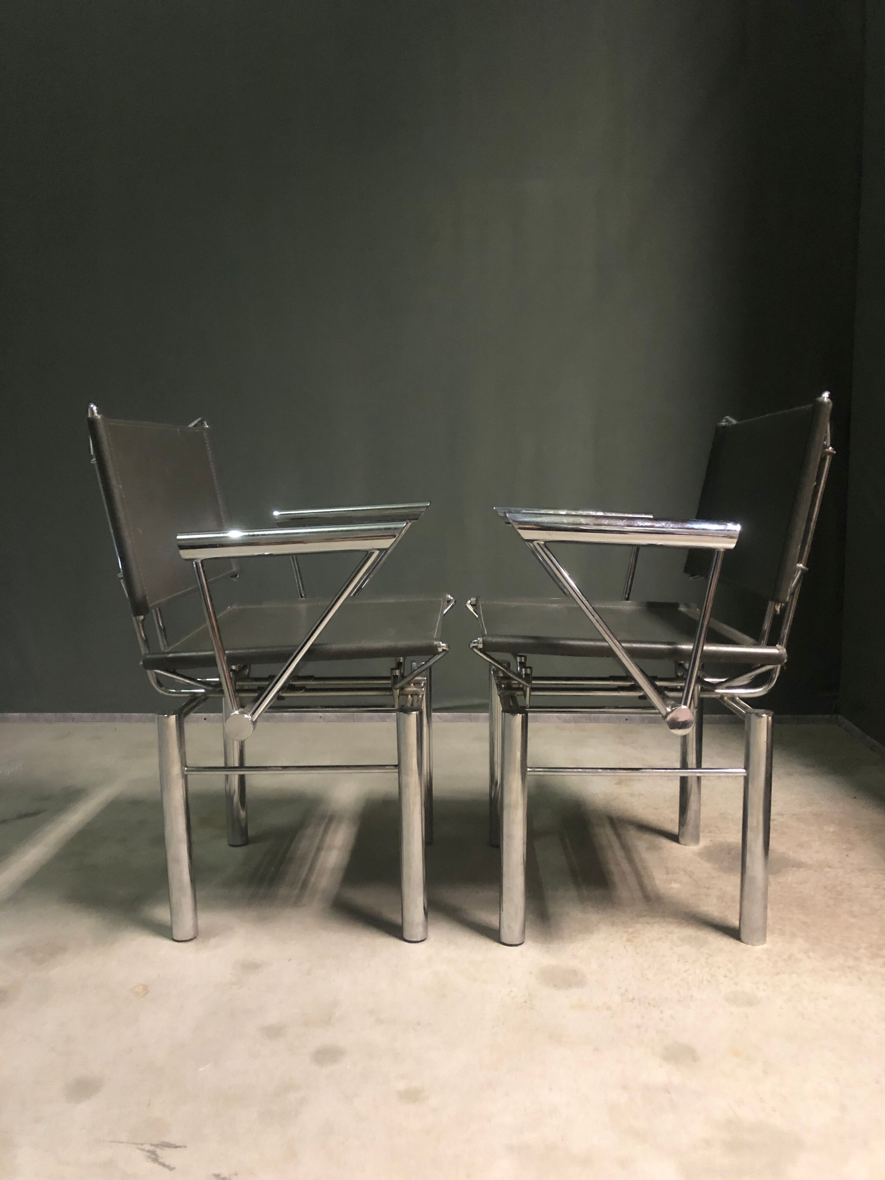 Set of 2 Series 8600 Chairs by Hans Ulrich Bitsch for Kusch+Co, 1980s,