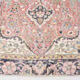 Red & Navy Blue Oriental Persian Rug, 207x315Cm