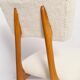 Chaise de salle à manger "Butterfly" style milieu du siècle, bouclé crème clair, Pologne, 1960s