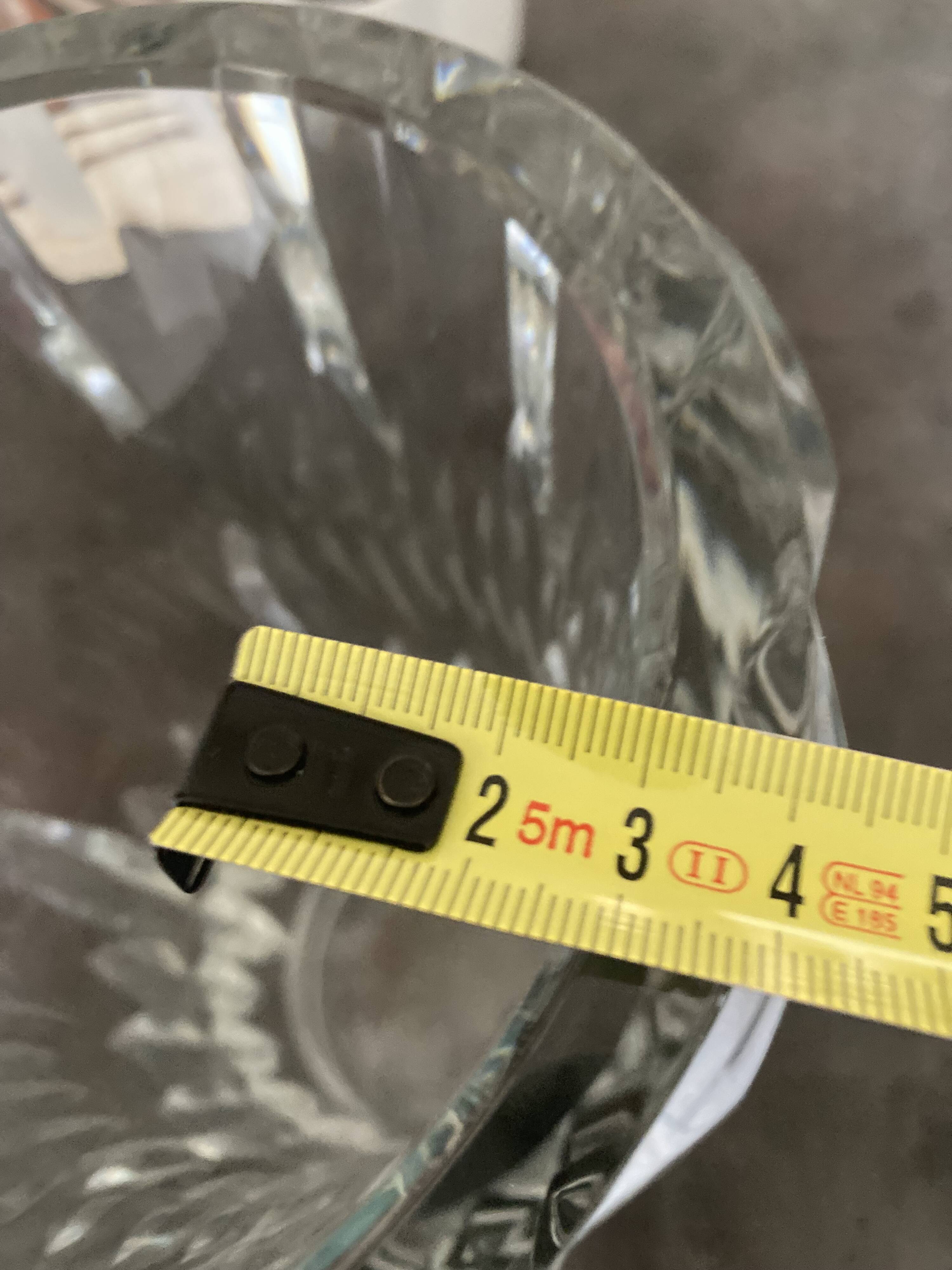 Baccarat crystal vase