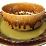 Old Gien fondue dish set