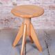 Mid-Century Piano Stool in Beech, Czech, 1940s