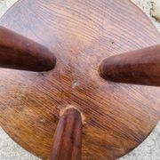 Vintage "Berger" stool, tall, in ash, Charlotte Perriand, 1950s