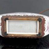 Lampe en céramique, Email craquelé, Shabby Chic, XXe