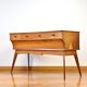 Midcentury Alfred Cox console in walnut, modern, danish style, vintage, scandinavian