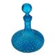 Chiseled glass carafe