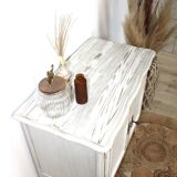 Antique furniture in white and gold wood