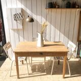 Table de ferme en chêne massif