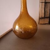 Biot blown glass bottle (50 cm)