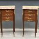 Pair of Louis XV style bedside tables