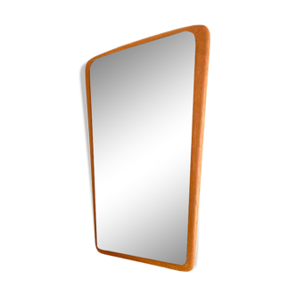 Teak trapeze mirror circa 1960
