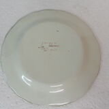 Decorative plate handmade Tolosane with bird decoration