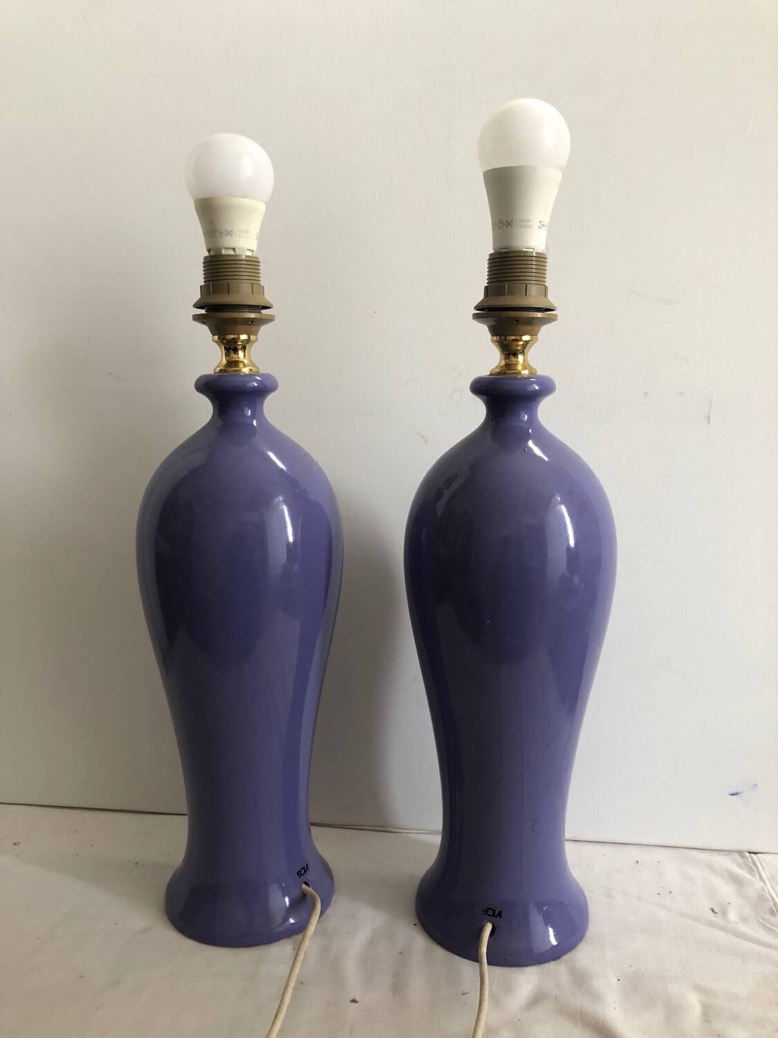 Pair of Leola ceramic lamp bases