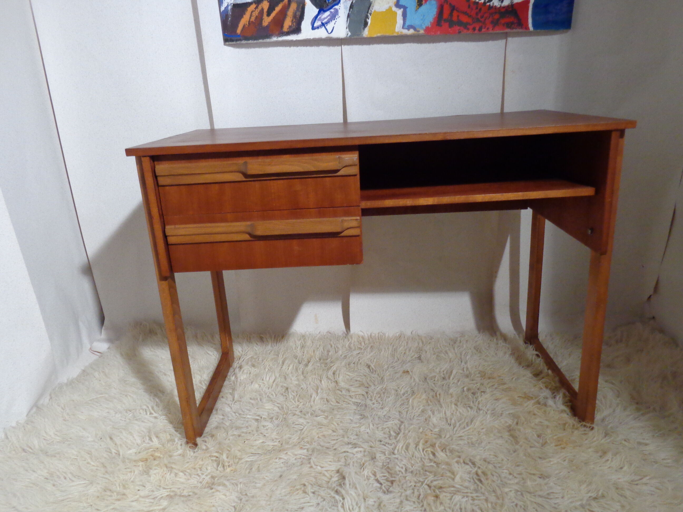 Vintage office from the 50s foot sled teak