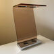 Roche Bobois designer umbrella stand in smoked plexiglass