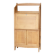 Rare: solid blonde oak secretary from the 1940s/50s. Designer.