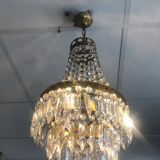 Stamped chandelier