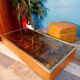 Steiner leather coffee table 1970s