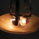 Art Deco style pendant light with alabaster shade, 1980s