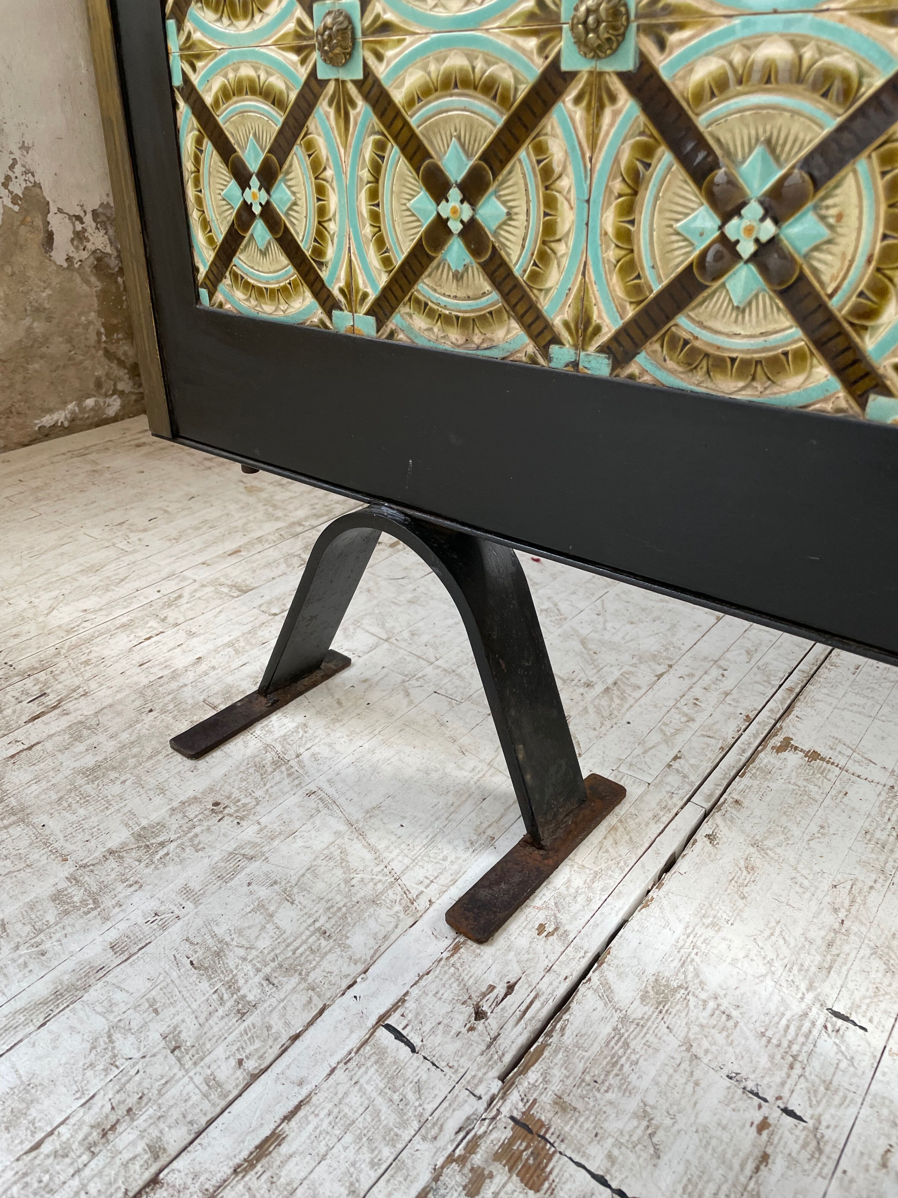 Firewall cast iron and ceramics 50s