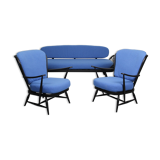 Canapé-lit modèle '355' et 2 fauteuils windsor, Lucian Ercolani pour Ercol